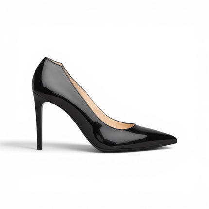 Nero Giardini Decollete Donna Tacco Stiletto in Vernice Nero E211041DE NERO 100 Nero Giardini 