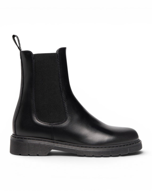 Stivaletto Chelsea in Pelle Nera | Nero Giardini I205990D NERO 100 Nero Giardini 