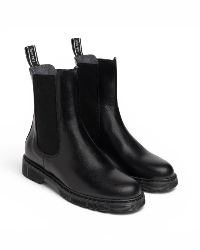 Stivaletto Chelsea in Pelle Nera | Nero Giardini I205990D NERO 100 Nero Giardini 