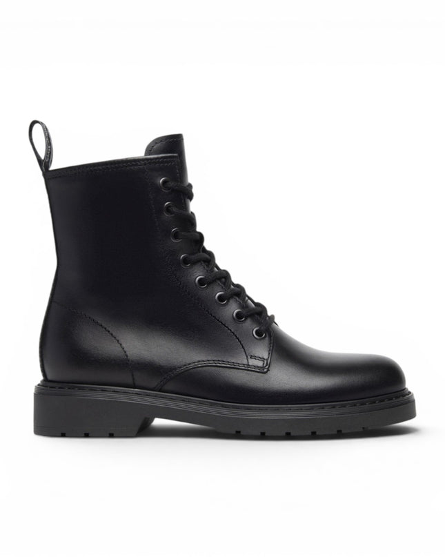 Stivaletto Anfibio Donna in Pelle Nero | Nero Giardini I309183D NERO 100 Nero Giardini 