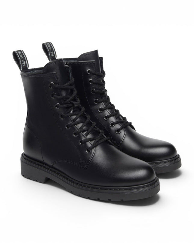 Stivaletto Anfibio Donna in Pelle Nero | Nero Giardini I309183D NERO 100 Nero Giardini 
