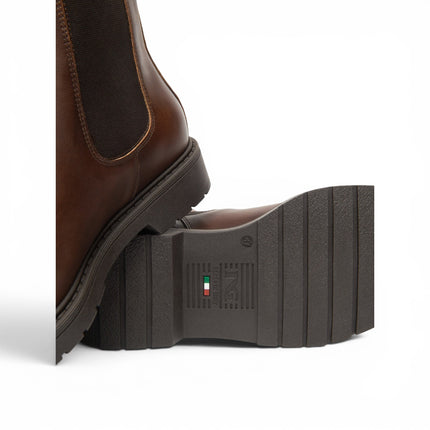 Stivaletti Chelsea in Pelle Marrone | Nero Giardini I513940D BEIGE 412 Nero Giardini 