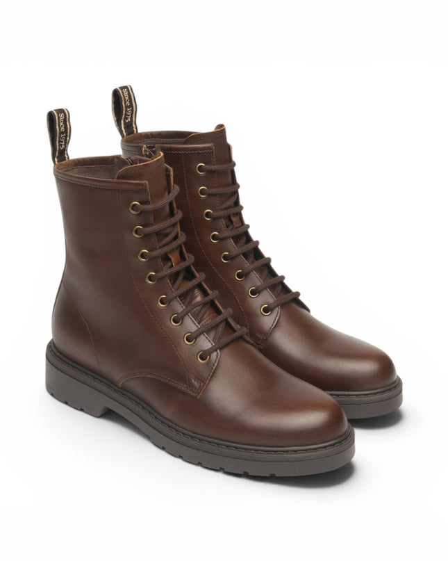 Stivaletto Anfibio Donna in Pelle Marrone | Nero Giardini I513944D BEIGE 412 Nero Giardini 