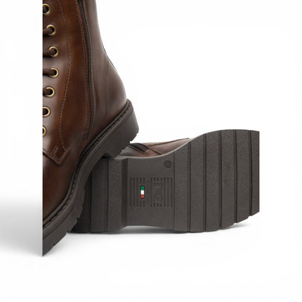 Stivaletto Anfibio Donna in Pelle Marrone | Nero Giardini I513944D BEIGE 412 Nero Giardini 