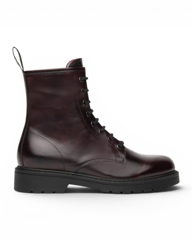 Stivaletto Anfibio Donna in Pelle Bordo | Nero Giardini I513947D BORDO 613 Nero Giardini 