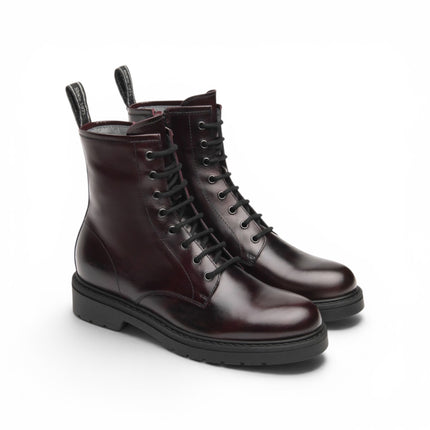 Stivaletto Anfibio Donna in Pelle Bordo | Nero Giardini I513947D BORDO 613 Nero Giardini 