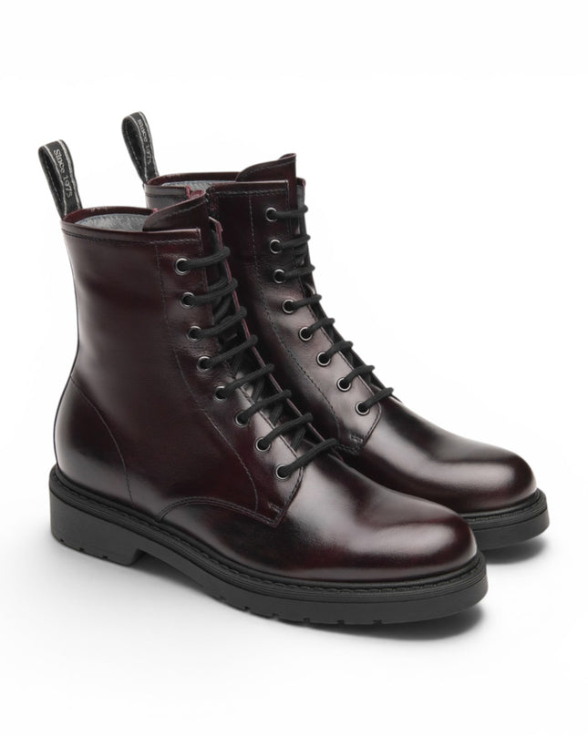 Stivaletto Anfibio Donna in Pelle Bordo | Nero Giardini I513947D BORDO 613 Nero Giardini 