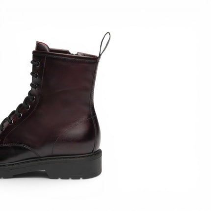 Stivaletto Anfibio Donna in Pelle Bordo | Nero Giardini I513947D BORDO 613 Nero Giardini 