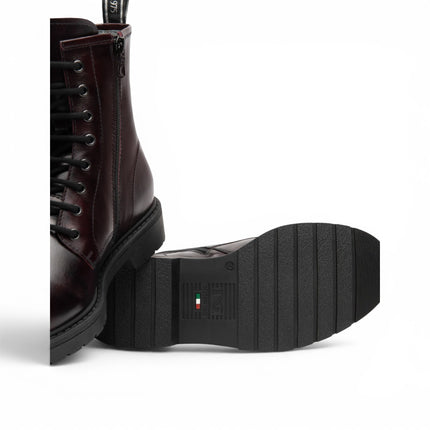 Stivaletto Anfibio Donna in Pelle Bordo | Nero Giardini I513947D BORDO 613 Nero Giardini 