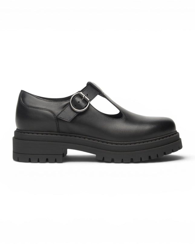 Mary Janes Pumps Donna in Pelle Nera | Nero Giardini I514013D NERO 100 Nero Giardini 