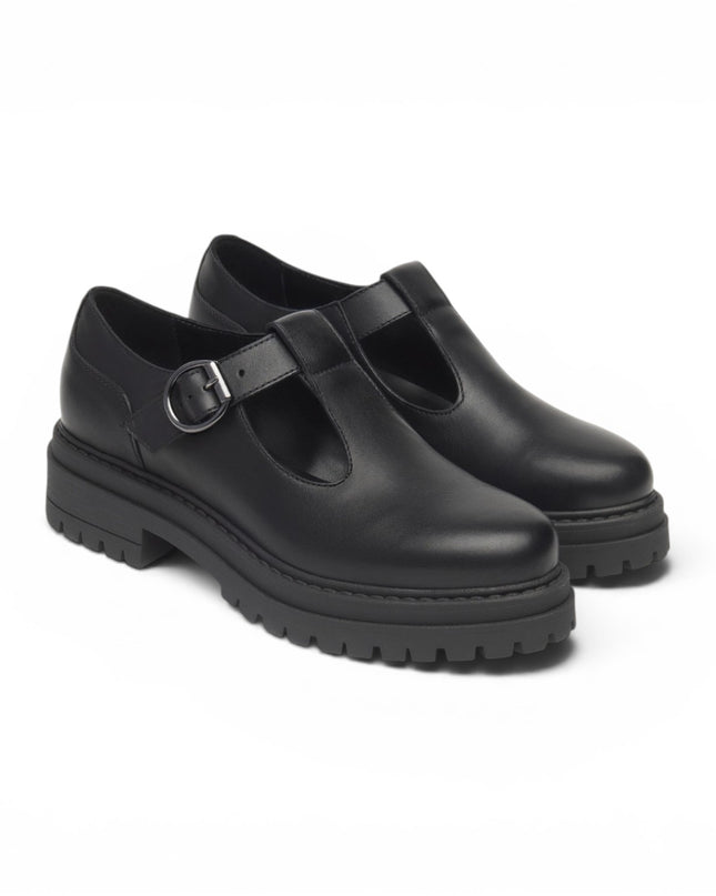 Mary Janes Pumps Donna in Pelle Nera | Nero Giardini I514013D NERO 100 Nero Giardini 