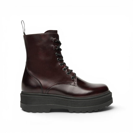 Stivaletti Anfibi Donna Platform in Pelle Bordeaux | Nero Giardini I514755D BORDO 613 Nero Giardini 