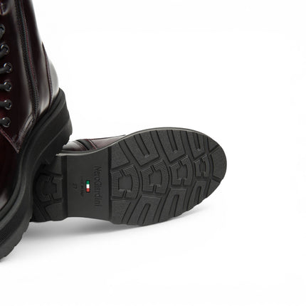 Stivaletti Anfibi Donna Platform in Pelle Bordeaux | Nero Giardini I514755D BORDO 613 Nero Giardini 