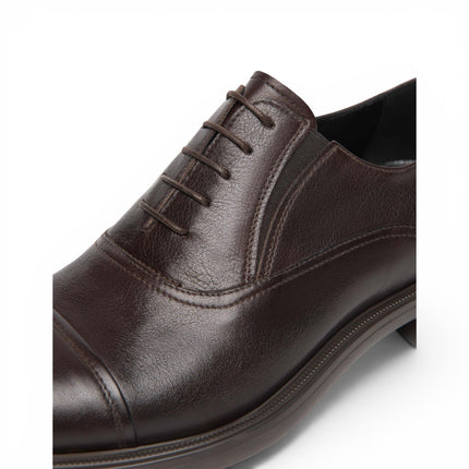 Francesina Mascherina Uomo Oxford in Pelle Marrone | Nero Giardini I601230UE EBONY 355 Nero Giardini 