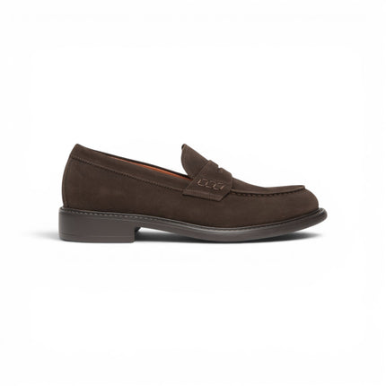 Mocassino College Uomo in Camoscio Marrone | Nero Giardini I601240U MORO 300 Nero Giardini 