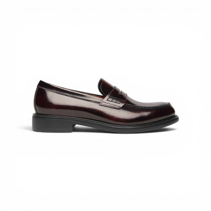 Mocassini Uomo College Mascherina in Pelle Bordo | Nero Giardini I601250U BORDO 613 Nero Giardini 