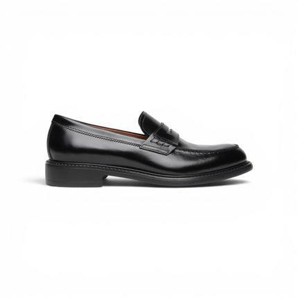 Mocassini Uomo College Mascherina in Pelle Nera | Nero Giardini I601250U NERO 100 Nero Giardini 