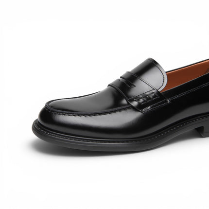 Mocassini Uomo College Mascherina in Pelle Nera | Nero Giardini I601250U NERO 100 Nero Giardini 