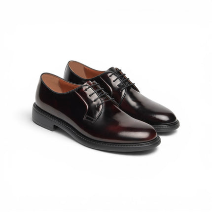 Francesina Uomo Derby Liscio in Pelle Bordo | Nero Giardini I601251U BORDO 613 Nero Giardini 