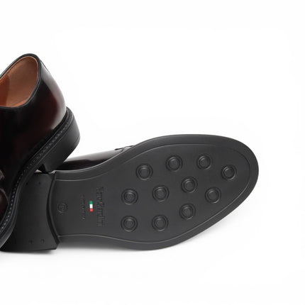 Francesina Uomo Derby Liscio in Pelle Bordo | Nero Giardini I601251U BORDO 613 Nero Giardini 