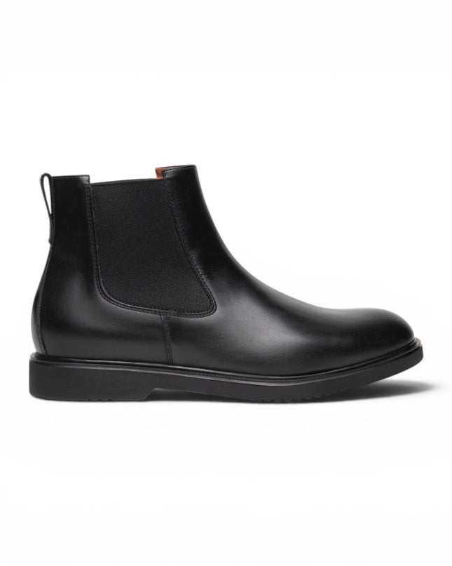 Nero Giardini Stivaletti Chelsea Uomo in Pelle Nera I601264U NERO 100 Nero Giardini 