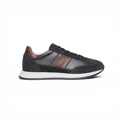 Sneakers Bassa Uomo in Pelle e Camoscio Blu | Nero Giardini I601321U BLU 200 Nero Giardini 