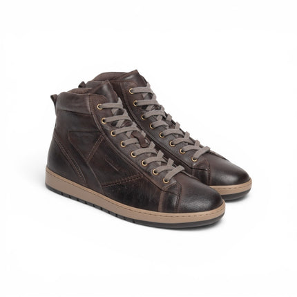 Sneakers Alta Uomo in Pelle Moro | Nero Giardini I601340U MORO 300 Nero Giardini 