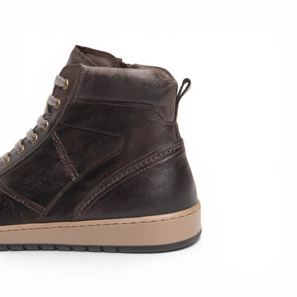 Sneakers Alta Uomo in Pelle Moro | Nero Giardini I601340U MORO 300 Nero Giardini 