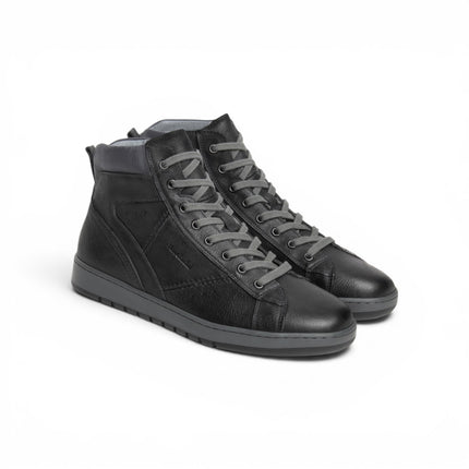 Sneakers Alta Uomo in Pelle Nera | Nero Giardini I601340U NERO 100 Nero Giardini 