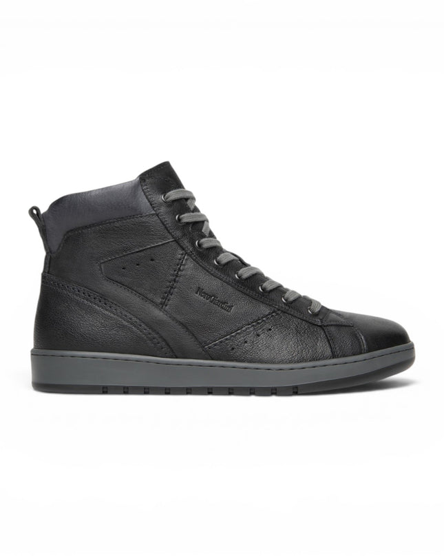 Sneakers Alta Uomo in Pelle Nera | Nero Giardini I601340U NERO 100 Nero Giardini 