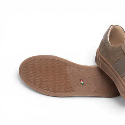 Nero Giardini Sneakers Bassa Uomo in Camoscio Fango I601360U FANGO 311 Nero Giardini 