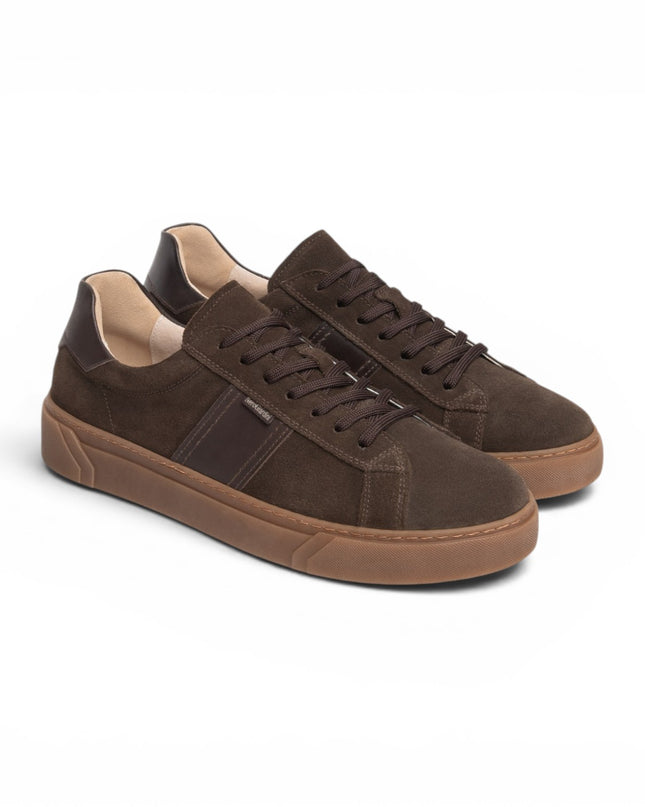 Nero Giardini Sneakers Bassa Uomo in Camoscio Testa di Moro I601360U MORO 300 Nero Giardini 