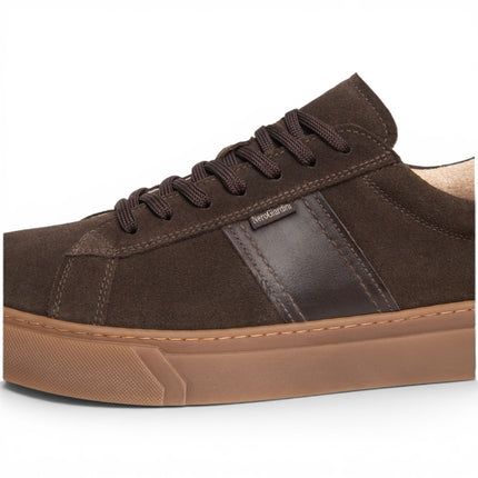 Nero Giardini Sneakers Bassa Uomo in Camoscio Testa di Moro I601360U MORO 300 Nero Giardini 