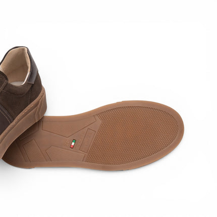 Nero Giardini Sneakers Bassa Uomo in Camoscio Testa di Moro I601360U MORO 300 Nero Giardini 