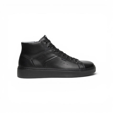 Sneakers Alta Uomo in Pelle Nera | Nero Giardini I601372U NERO 100 Nero Giardini 