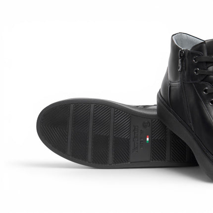 Sneakers Alta Uomo in Pelle Nera | Nero Giardini I601372U NERO 100 Nero Giardini 