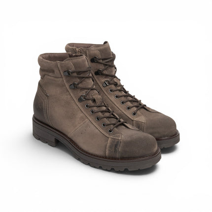 Nero Giardini Anfibio Uomo in Camoscio Talpa con Lacci e Zip I601402U TALPA 501 Nero Giardini 