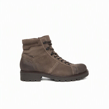 Nero Giardini Anfibio Uomo in Camoscio Talpa con Lacci e Zip I601402U TALPA 501 Nero Giardini 