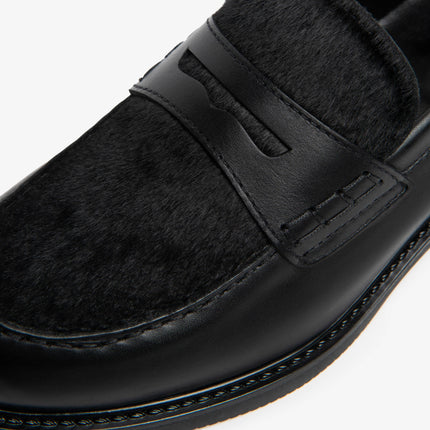 Nero Giardini Mocassini College Donna in Pelle e Cavallino Nero I617162D NERO 100 Nero Giardini 