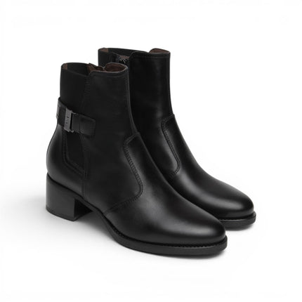 Stivaletto Donna con Tacco Medio in Pelle Nero | Nero Giardini I617213D NERO 100 Nero Giardini 