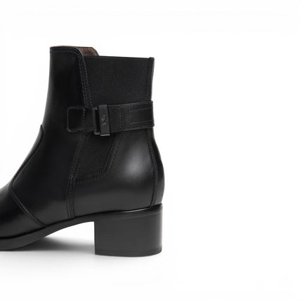 Stivaletto Donna con Tacco Medio in Pelle Nero | Nero Giardini I617213D NERO 100 Nero Giardini 
