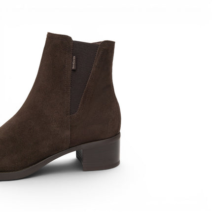 Nero Giardini Stivaletto Donna Chelsea con Zip in Camoscio Testa di Moro I617216D MORO 300 Nero Giardini 