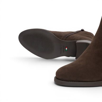 Nero Giardini Stivaletto Donna Chelsea con Zip in Camoscio Testa di Moro I617216D MORO 300 Nero Giardini 