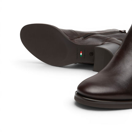 Stivaletti Tronchetti Donna Pelle Testa di Moro | Nero Giardini I617231D EBONY 355 Nero Giardini 