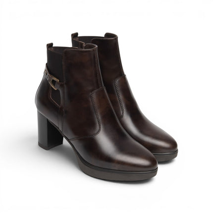 Stivaletti con Plateau Donna in Pelle Testa di Moro | Nero Giardini I617261D CAFFE 301 Nero Giardini 