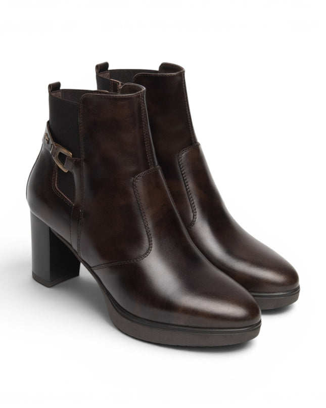 Stivaletti con Plateau Donna in Pelle Testa di Moro | Nero Giardini I617261D CAFFE 301 Nero Giardini 