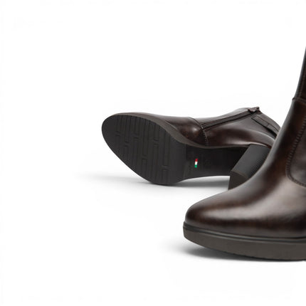 Stivaletti Tronchetti Donna con Tacco Alto e Plateau in Pelle Caffe Marrone | NeroGiardini I617271D CAFFE 301 Nero Giardini 