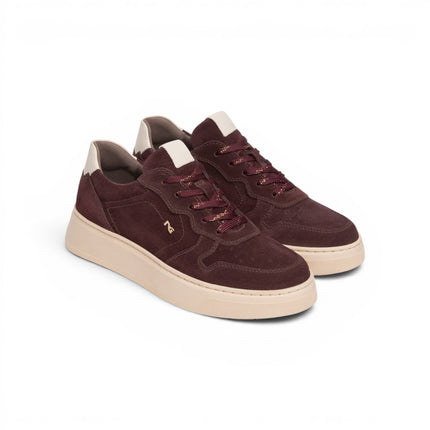 Nero Giardini Sneakers Bassa Donna in Camoscio Bordeaux I617472D BORDO 613 Nero Giardini 