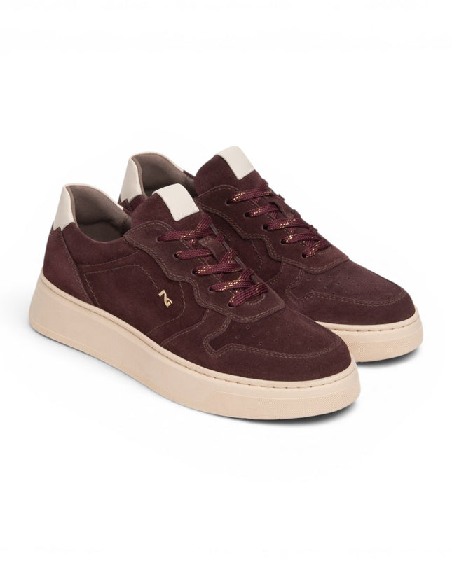 Nero Giardini Sneakers Bassa Donna in Camoscio Bordeaux I617472D BORDO 613 Nero Giardini 
