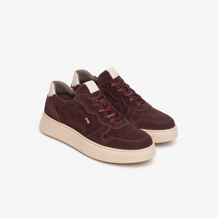 Nero Giardini Sneakers Bassa Donna in Camoscio Bordeaux I617472D BORDO 613 Nero Giardini 
